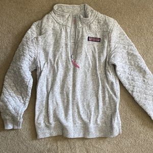 Vineyard vines quarter zip sweater. Size 9-10 or M